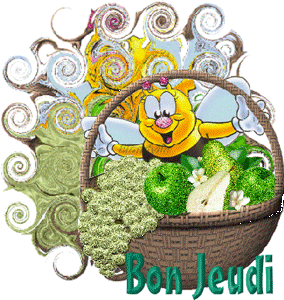 Gif animé Bon jeudi abeille